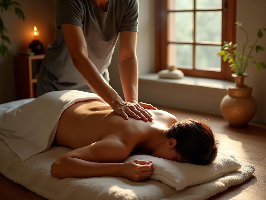 Vállmasszázs technika - stresszoldás és feszültségcsökkentés